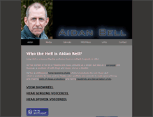Tablet Screenshot of aidanbell.com